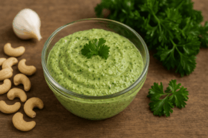 Petersilien-Cashew-Creme