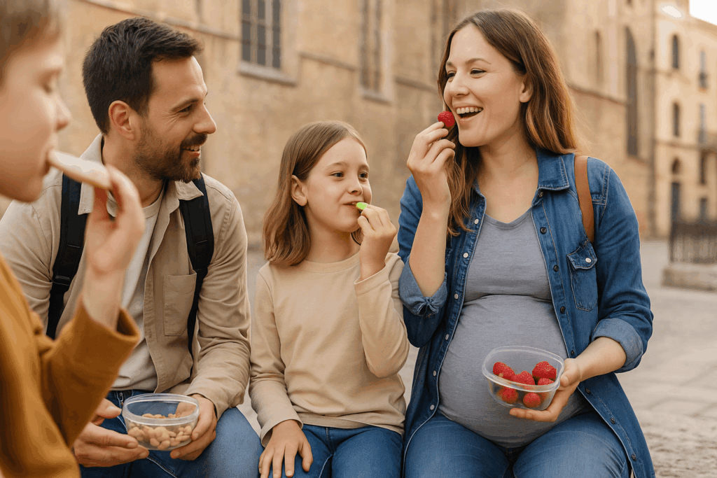 Unterwegs mit Schwangerschaftsdiabetes: Die Notfall-Snackliste, die dich rettet (wirklich!)