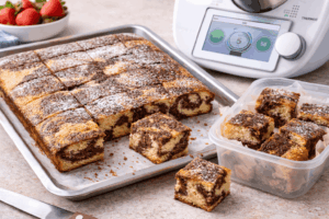 Marmorkuchen vom Blech (Thermomix-tauglich)