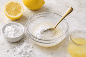 Zuckerfreier Lemon Drizzle Cake