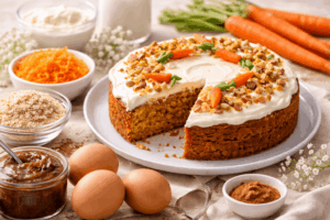 Zuckerfreier Oster-Karottenkuchen