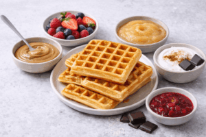 Was passt zu Waffeln ohne Zucker