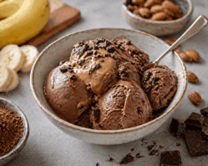 Schoko Eis ohne Zucker