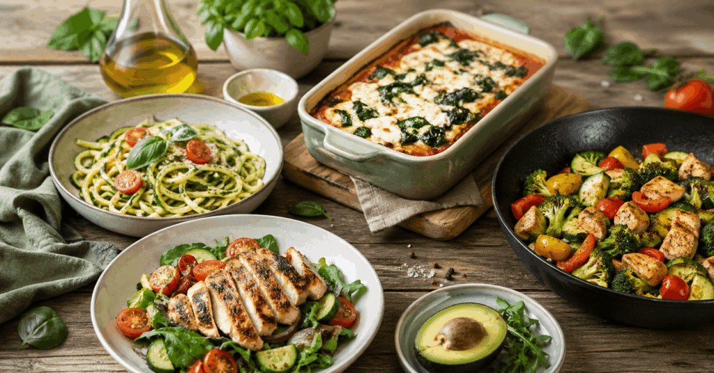 Zuckerfreies Abendessen: 15 schnelle Ideen, die dich satt & zufrieden machen (ohne Heißhunger danach)